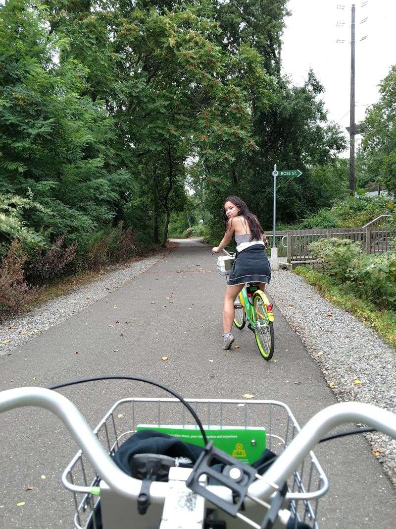 Biking on a Shared Path Biking on a Shared Path