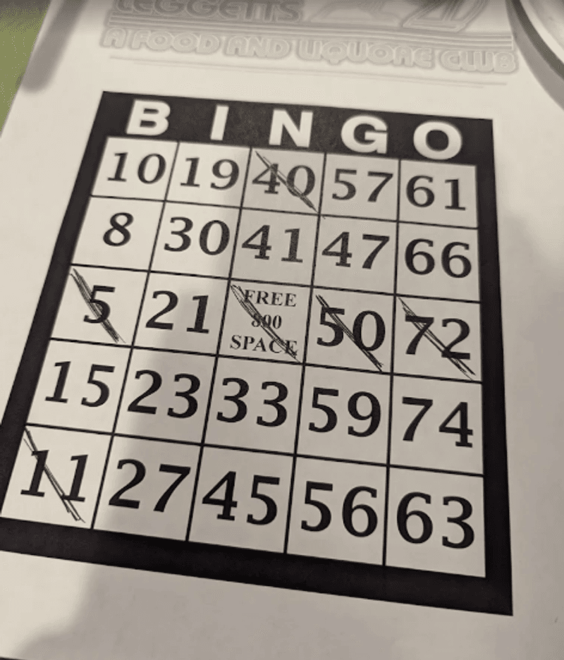 Bingo With A Shore-Town Wink Bingo With A Shore-Town Wink