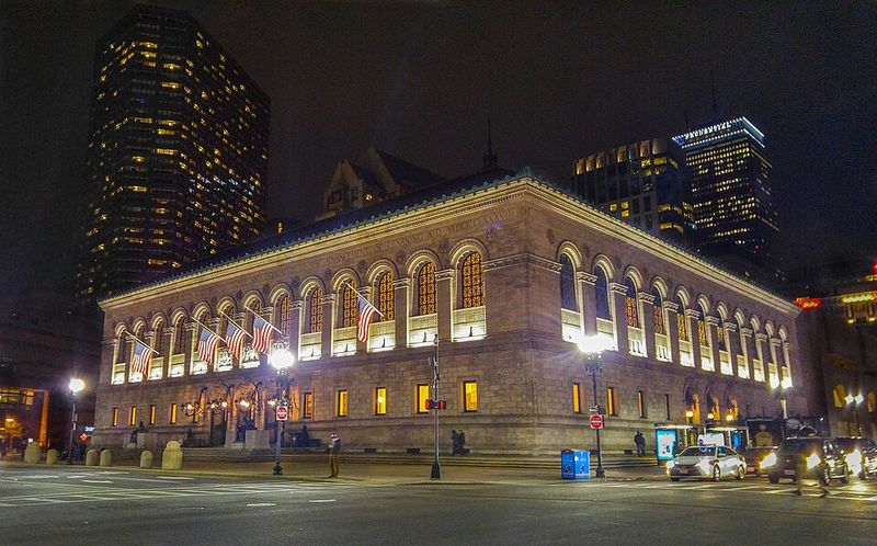 Boston Public Library Central Library, Boston, Massachusetts Boston Public Library Central Library, Boston, Massachusetts