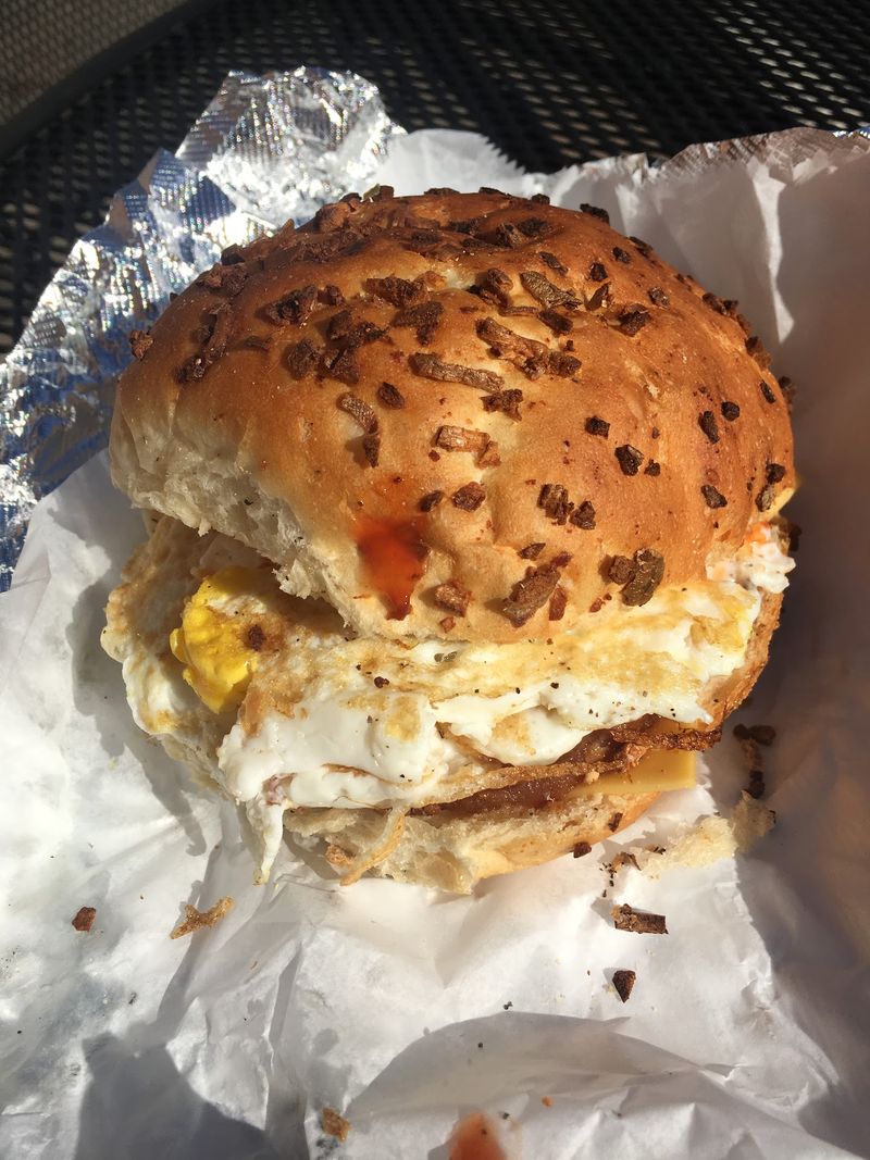 Breakfast Sandwiches Before The Pastry Box