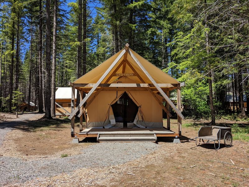 Cabins, Riverside Yurts, and Tent Sites Cabins, Riverside Yurts, and Tent Sites
