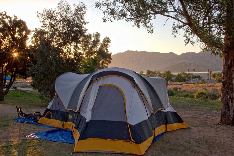 Camping Under the Open Sky