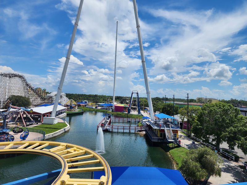 Carnival Rides and Go-Karts at the Adjacent Fun Spot