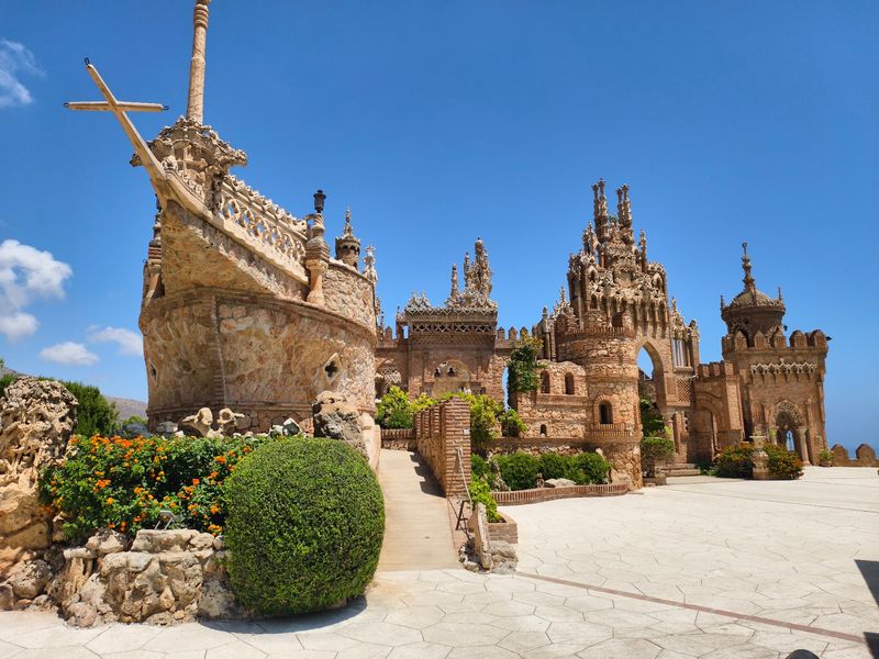 Castillo de Colomares, Benalmádena, Andalusia, Spain Castillo de Colomares, Benalmádena, Andalusia, Spain