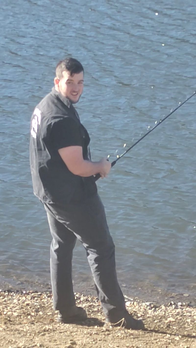 Casting a Line From the Shore Casting a Line From the Shore