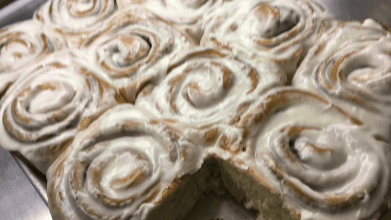 Cinnamon Rolls, Pancakes, and Bakery Treats