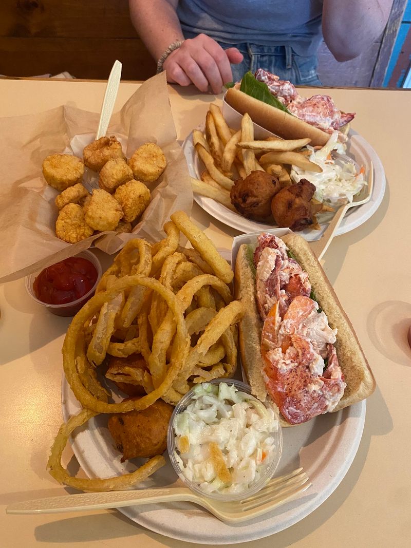 Clam Cakes, Chowder, and Onion Rings Clam Cakes, Chowder, and Onion Rings