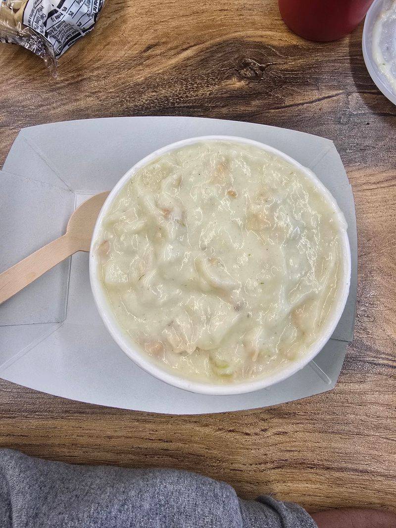 Clam Chowder and Candied Salmon on the Side
