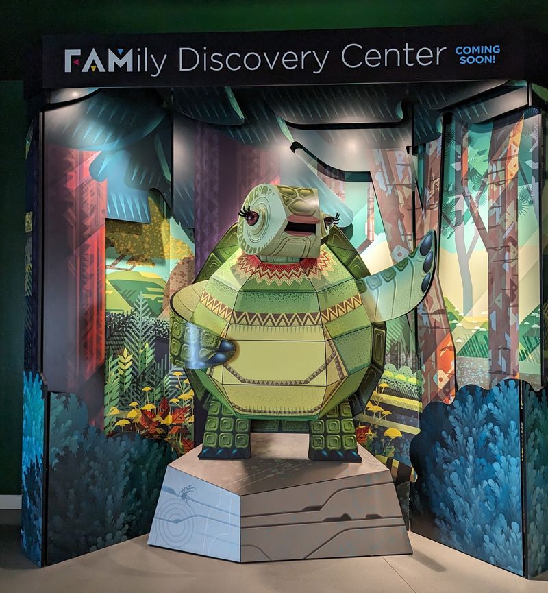 Claudia the Coyote and the Family Discovery Room Claudia the Coyote and the Family Discovery Room
