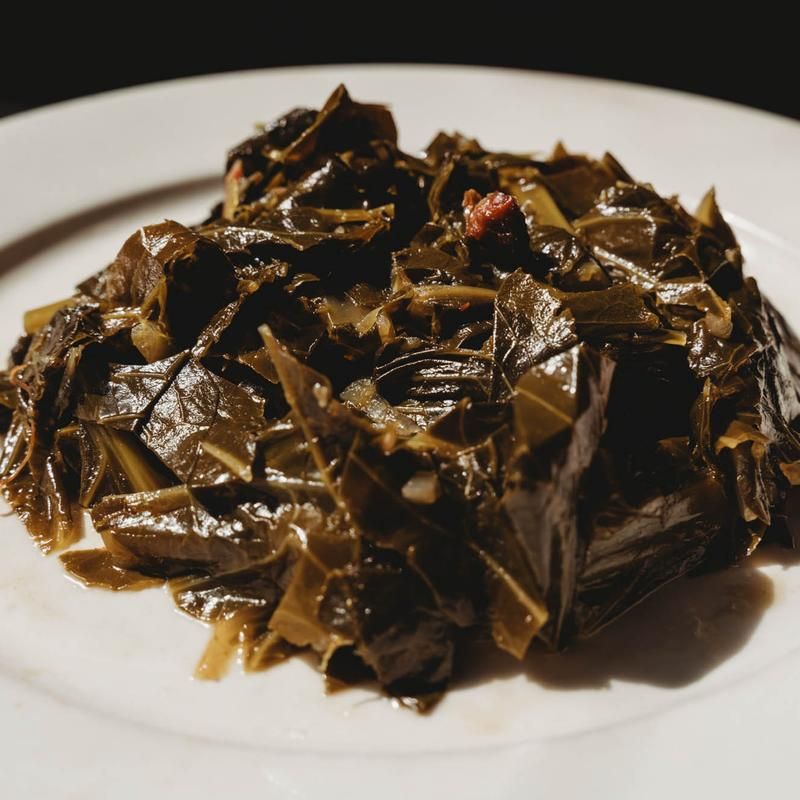 Collard Greens Cooked With Smoked Turkey