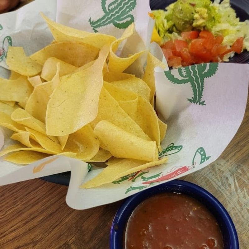 Complimentary Chips, Salsa, and Sweet Tea Complimentary Chips, Salsa, and Sweet Tea