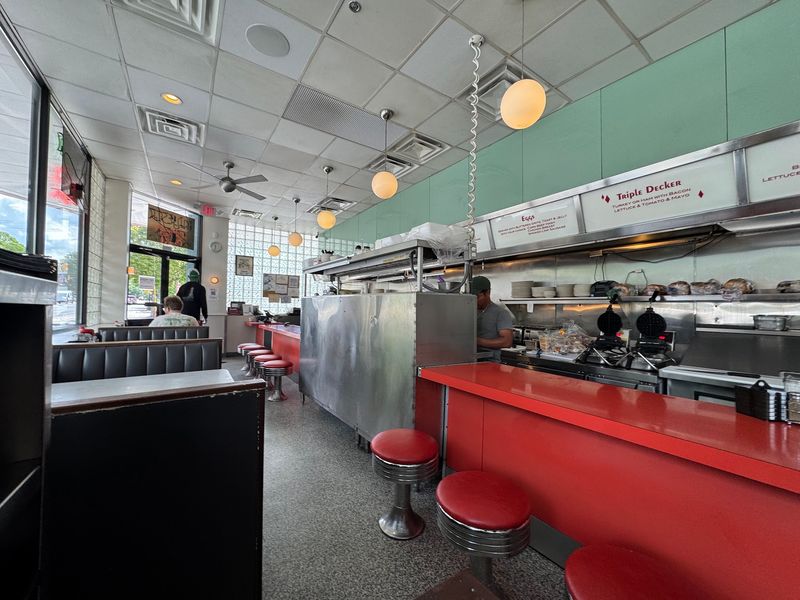Counter Seats And The Open Grill