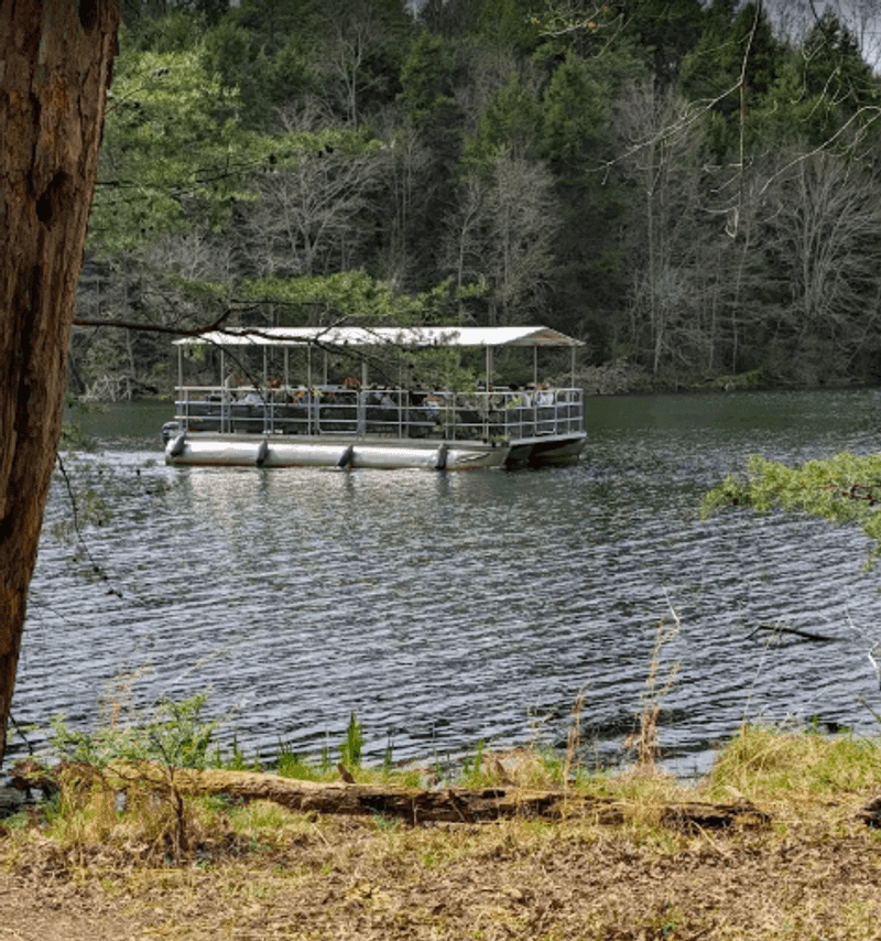 Cruising the Lake on the Covered Barge