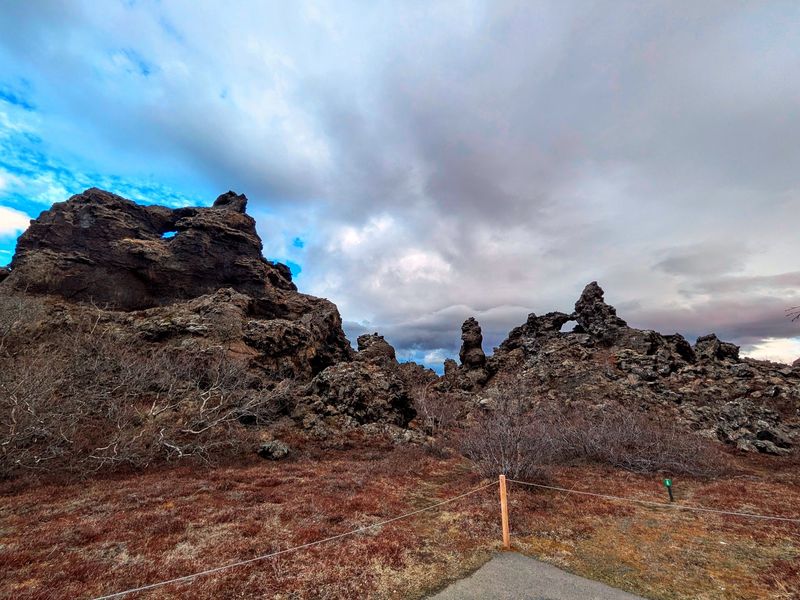 Dimmuborgir, Lake Mývatn, Iceland Dimmuborgir, Lake Mývatn, Iceland