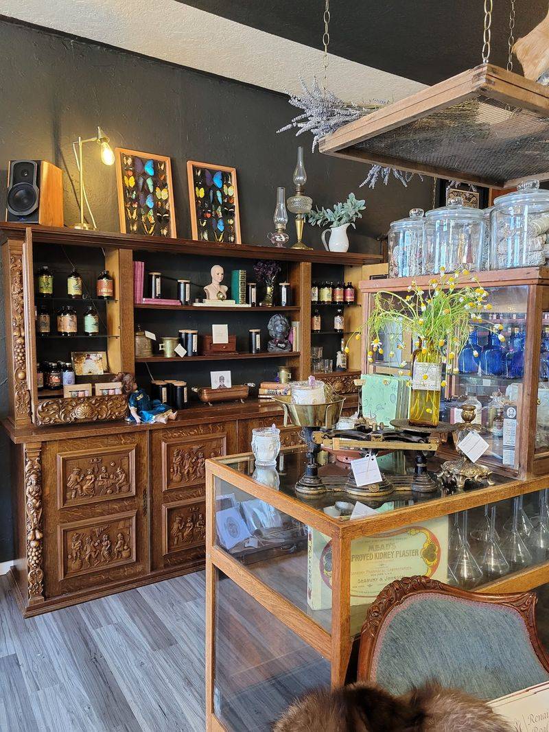 Displays Arranged Like Museum Exhibits