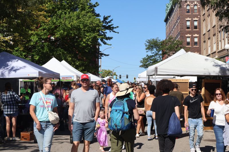 Downtown Bloomington Farmers' Market, Illinois, Bloomington Downtown Bloomington Farmers' Market, Illinois, Bloomington