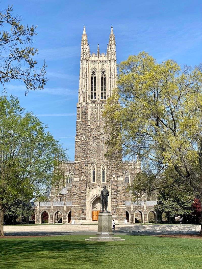Duke Chapel's Soaring Stone Silhouette Duke Chapel's Soaring Stone Silhouette