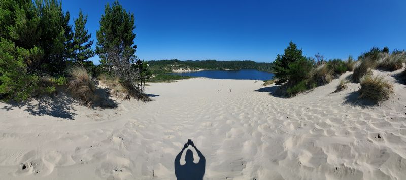 Dunes That Rise Like a Sandy Wall