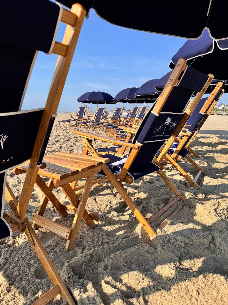 Early Morning Beach Chair Setups, New Jersey