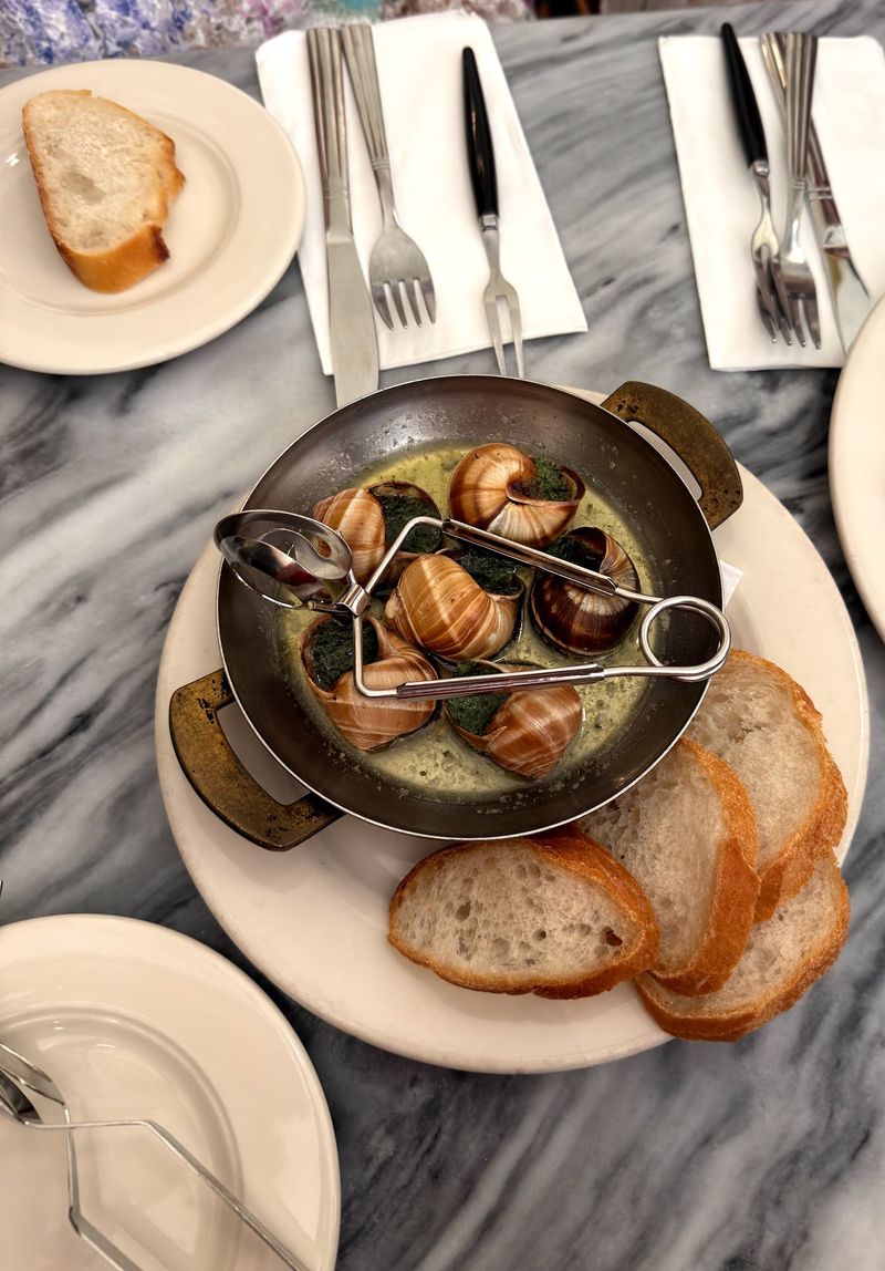 Escargot and the Classics on the Menu