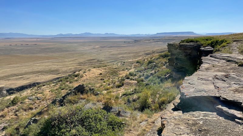 First Peoples Buffalo Jump State Park, Ulm, Montana First Peoples Buffalo Jump State Park, Ulm, Montana