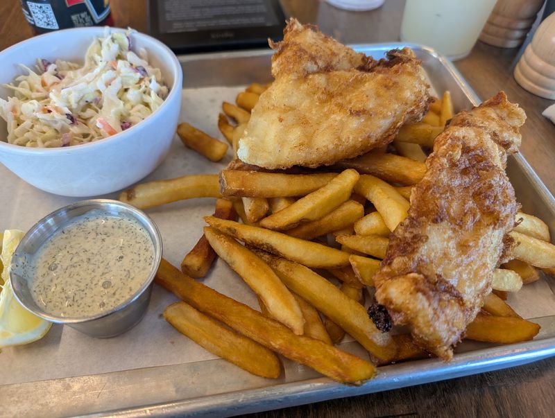 Fish and Chips Done Crisp