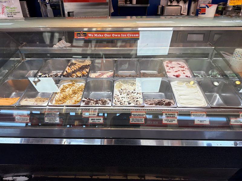 Flavors Churned Right Behind the Counter Flavors Churned Right Behind the Counter