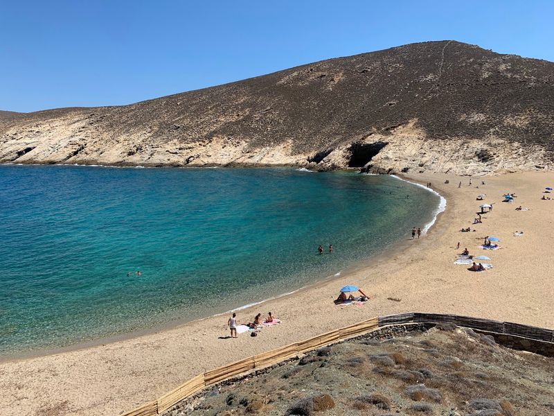 Fokos Beach, Mykonos, Greece Fokos Beach, Mykonos, Greece