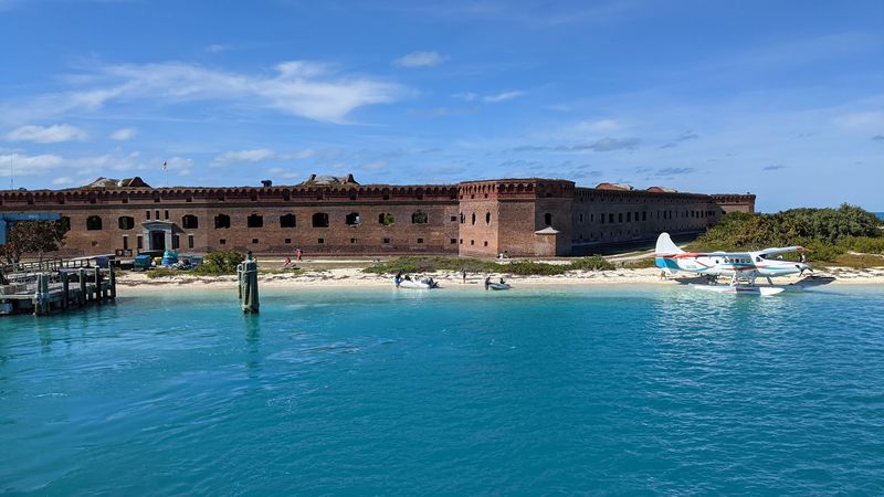 Fort Jefferson Rising From the Sea