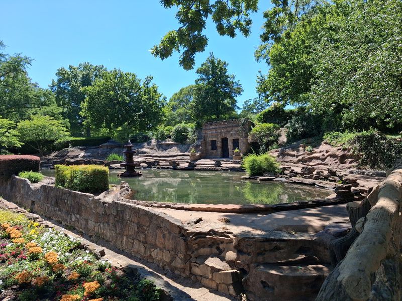 Fountains, Ponds, and the Cave's Cozy Scale
