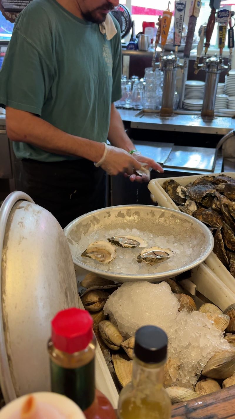 Fresh Oysters Shucked Right in Front of You Fresh Oysters Shucked Right in Front of You