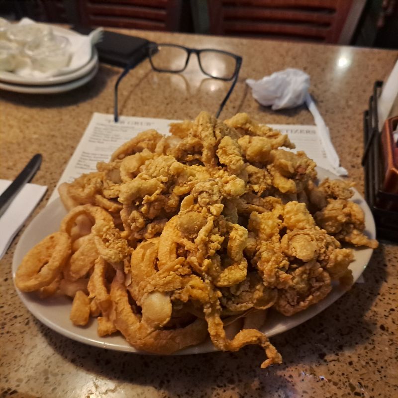 Fried Clam Plates Piled Sky-High Fried Clam Plates Piled Sky-High