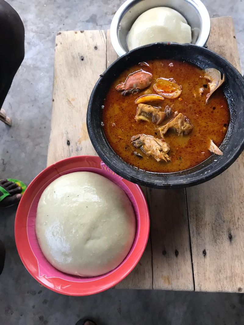 Fufu with Soup Fufu with Soup