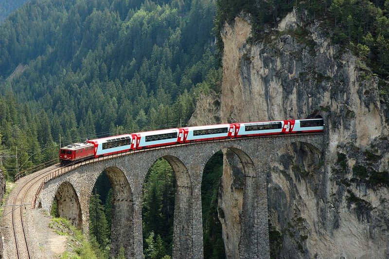 Glacier Express, Zermatt to St. Moritz, Switzerland