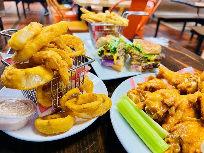 Golden Fries And Crunchy Onion Rings Golden Fries And Crunchy Onion Rings