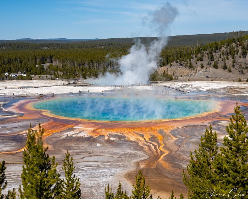 Grand Prismatic Spring, Yellowstone National Park, Wyoming Grand Prismatic Spring, Yellowstone National Park, Wyoming