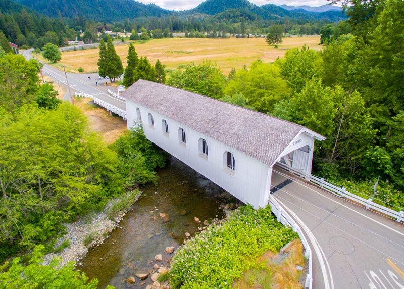 Grave Creek Covered Bridge Grave Creek Covered Bridge
