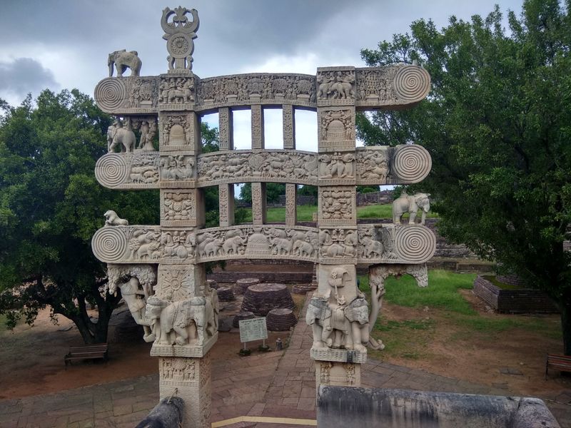 Great Stupa Gateways at Sanchi, Madhya Pradesh Great Stupa Gateways at Sanchi, Madhya Pradesh