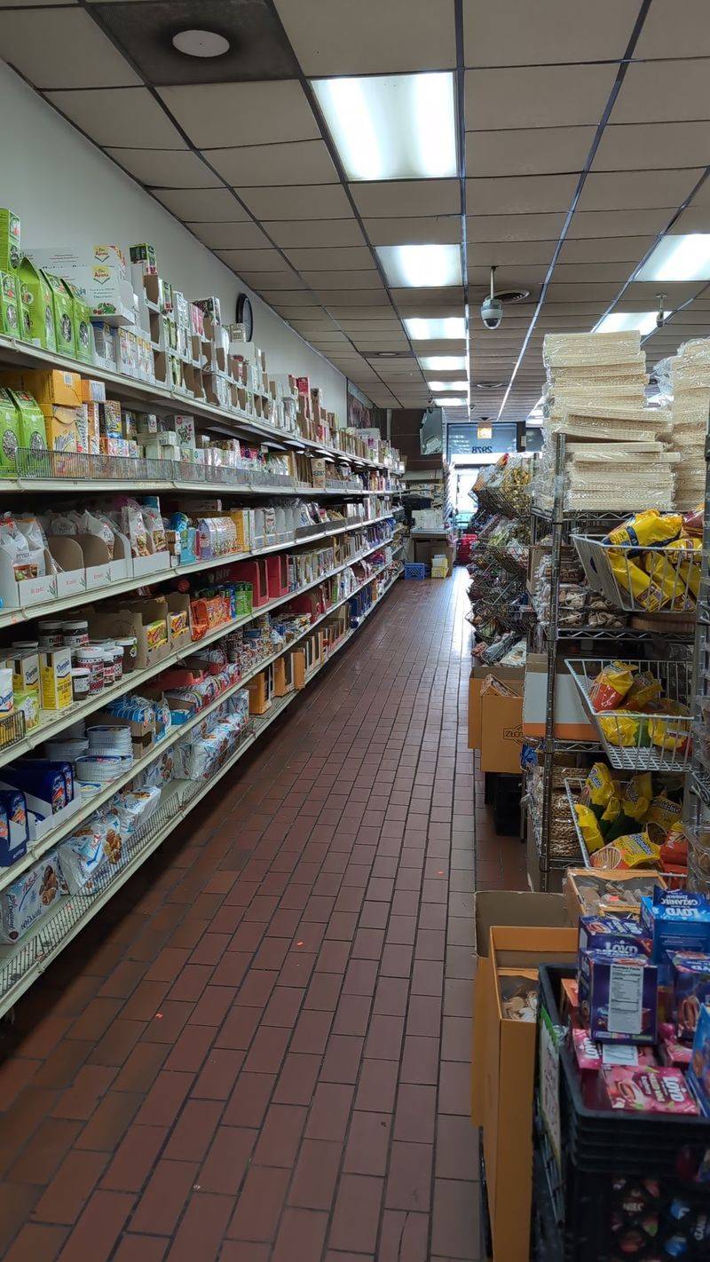 Grocery Shelves Stocked With Eastern European Staples Grocery Shelves Stocked With Eastern European Staples