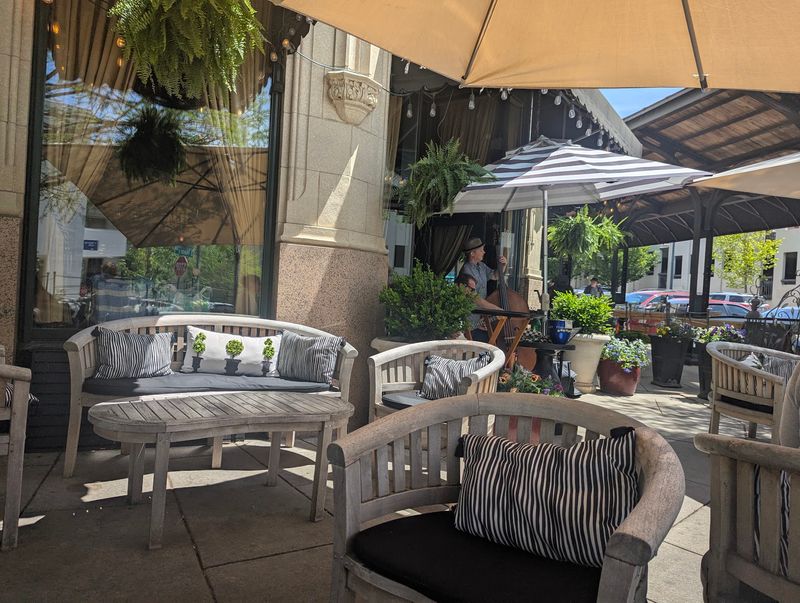Heated Patio Seating and Prime People Watching Heated Patio Seating and Prime People Watching