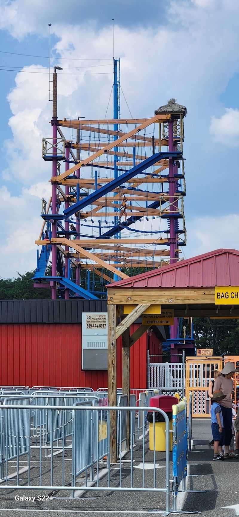 Heights, spins, ropes, and zip-line energy Heights, spins, ropes, and zip-line energy
