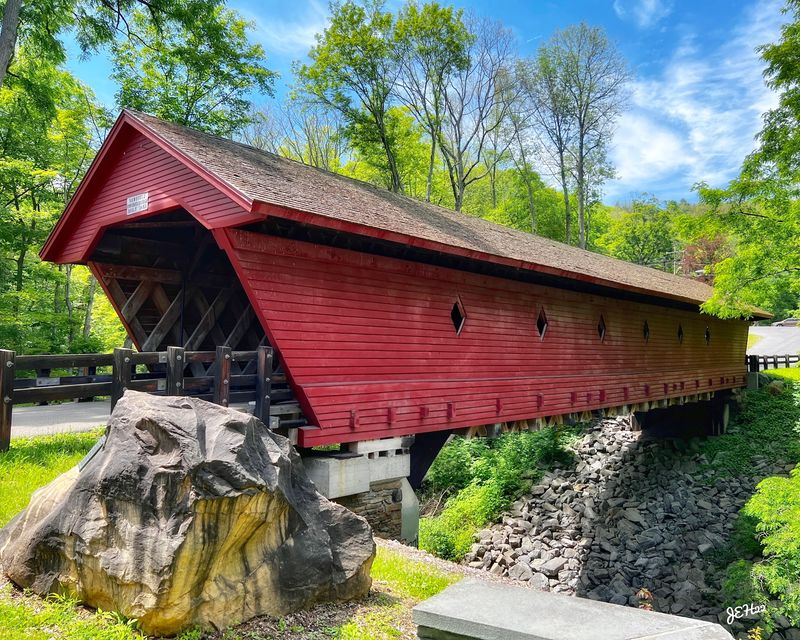 Historic Newfield Covered Bridge, Newfield, NY Historic Newfield Covered Bridge, Newfield, NY