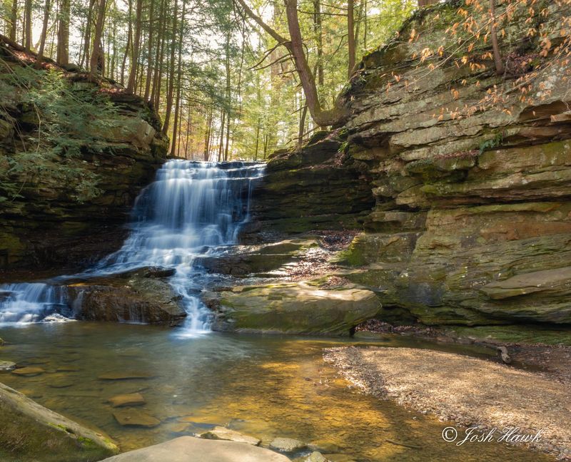 Honey Run Waterfall, Howard, OH Honey Run Waterfall, Howard, OH