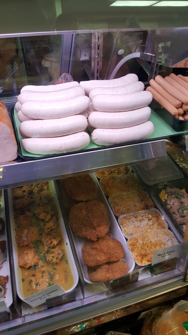 House-made sausages at the center