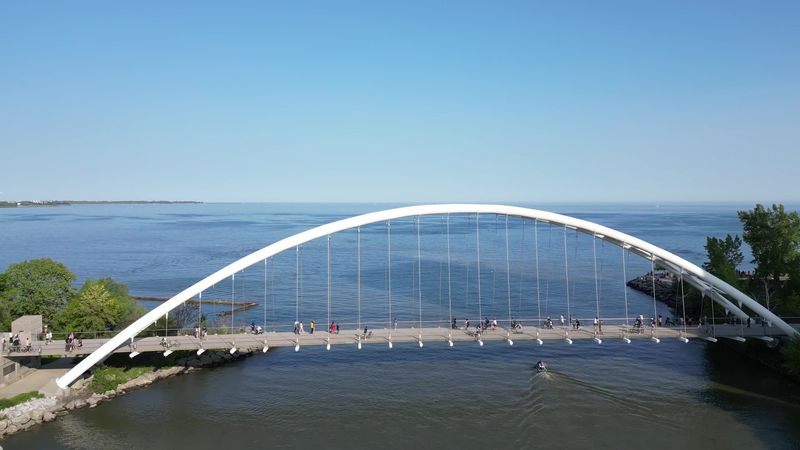 Humber Bay Arch Bridge - Toronto, Ontario Humber Bay Arch Bridge - Toronto, Ontario