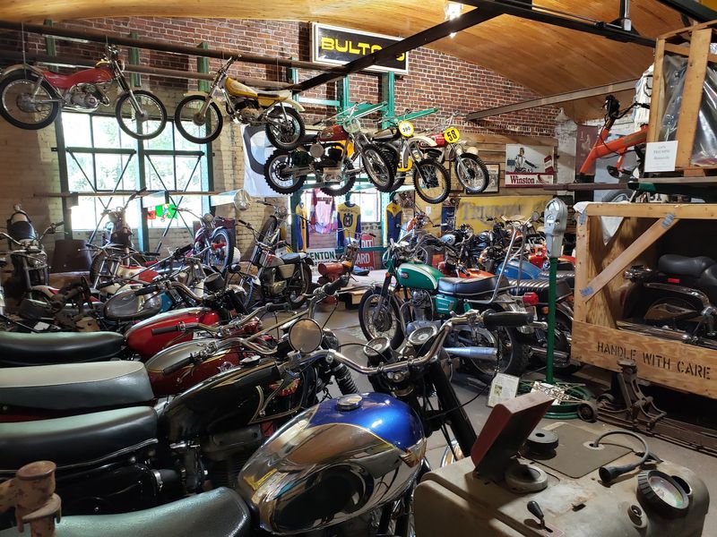 Hundreds of Motorcycles Packed Into a Surprisingly Small Space Hundreds of Motorcycles Packed Into a Surprisingly Small Space