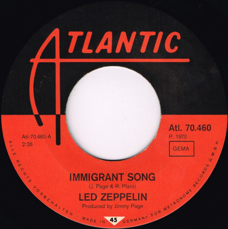 Immigrant Song by Led Zeppelin Immigrant Song by Led Zeppelin
