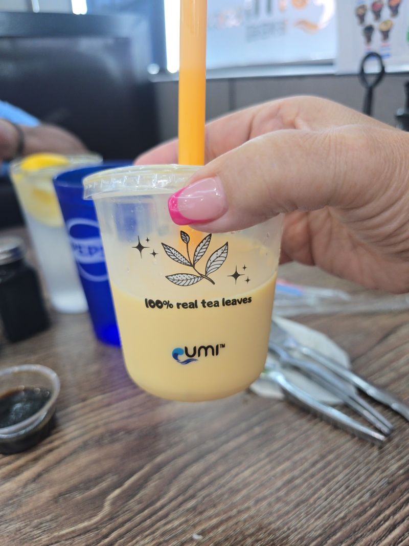 Included milk tea and bubble tea choices Included milk tea and bubble tea choices