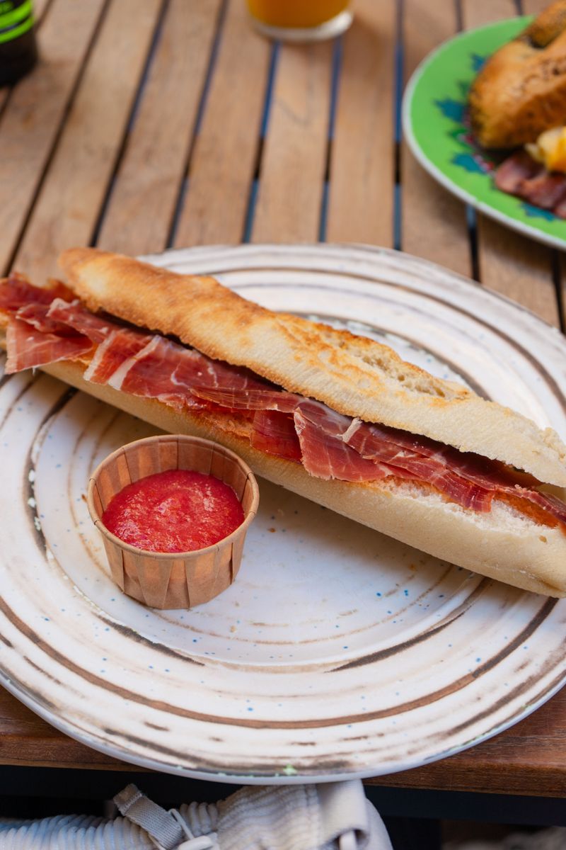 Jamon Iberico Sandwich at Luxury Spanish Restaurants - premium versions over $40 Jamon Iberico Sandwich at Luxury Spanish Restaurants - premium versions over $40