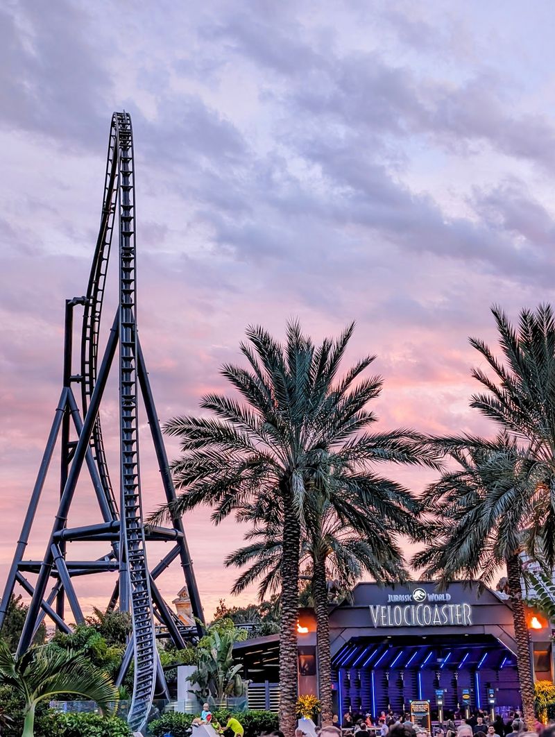 Jurassic World VelociCoaster - Universal Orlando, Florida Jurassic World VelociCoaster - Universal Orlando, Florida